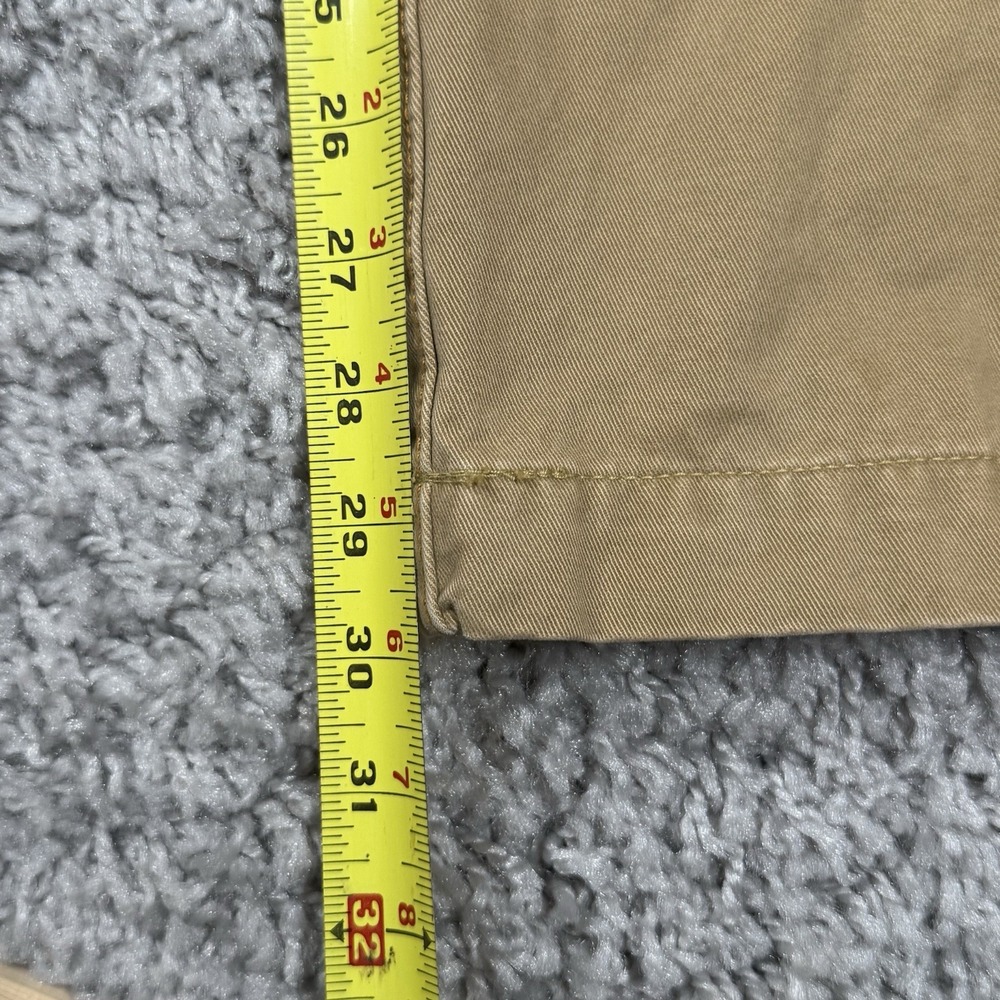 Timberland Pants Men's 32x30 Khaki Chino Flat Front Straight Fit Organic Cotton - Picture 5 of 14